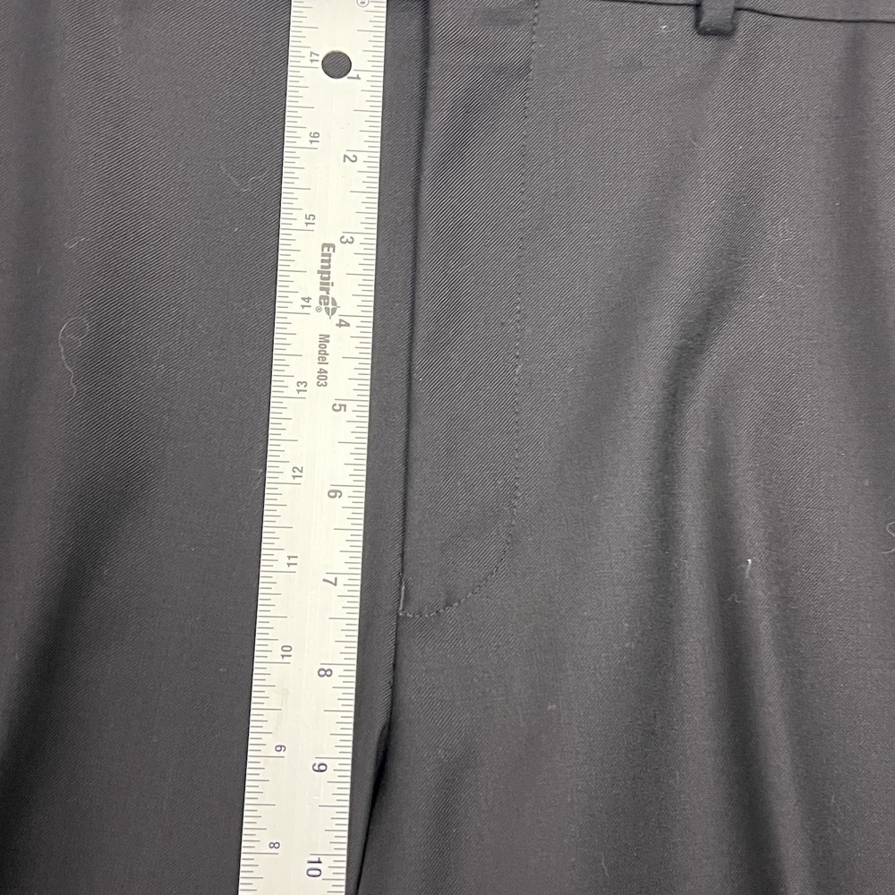 Lauren Ralph Lauren Men's Black Flat Front Dress Pants 36x32 100% Wool - Picture 11 of 11